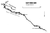 MSG J12 Cliff Force Cave Outline - Including Orange Egg Passage